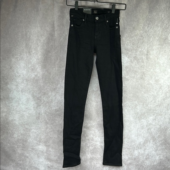 NWT Citizens of Humanity Women's Black Jeans Sz 26 Avedon Slick Skinny Leg Jean - Picture 1 of 11
